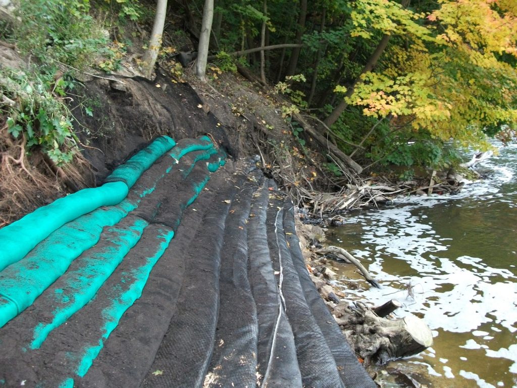 Bank stabilization example